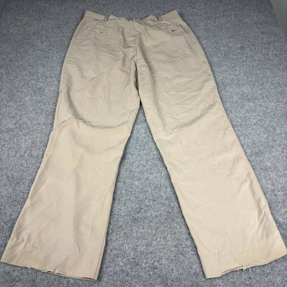 Nike Golf Pants Men's 36 Beige Khaki Dri-FIT Stretch Performance Casual Athletic